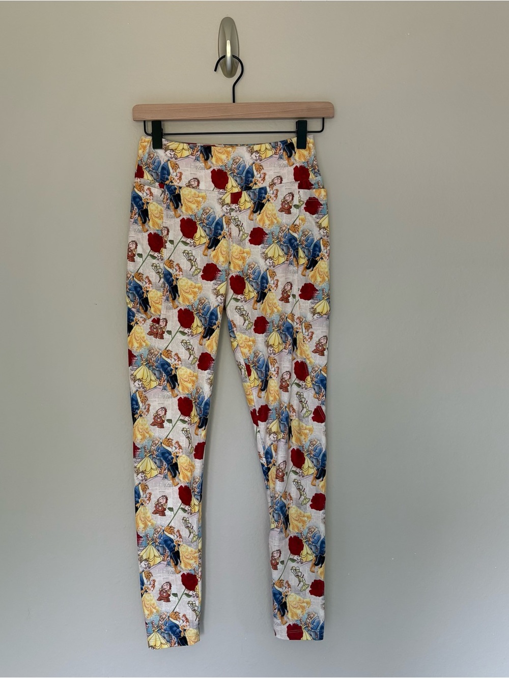 Charlie’s Project Disney Beauty and the Beast Leggings Pockets - Tween
